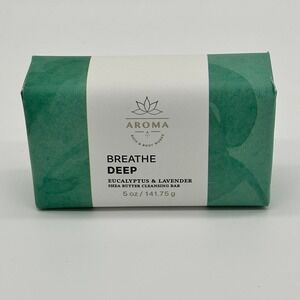Aroma Bath & Body Works Eucalyptus Lavender Shea Butter Cleansing Bar 5 oz